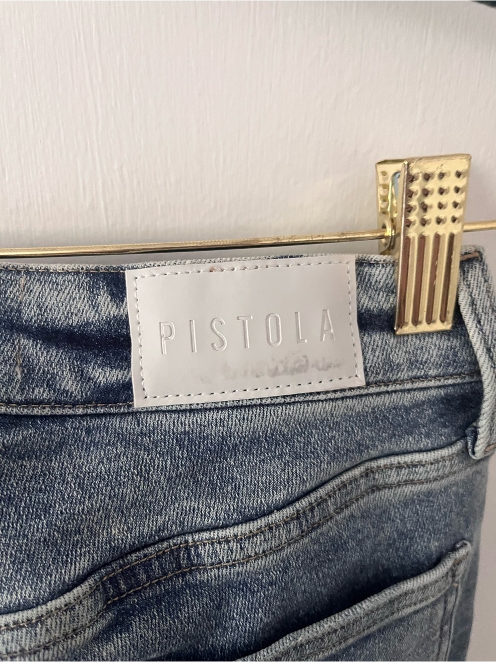 Pistola Light Wash Bootcut Jean Mid Rise Size 24 - Picture 5 of 12